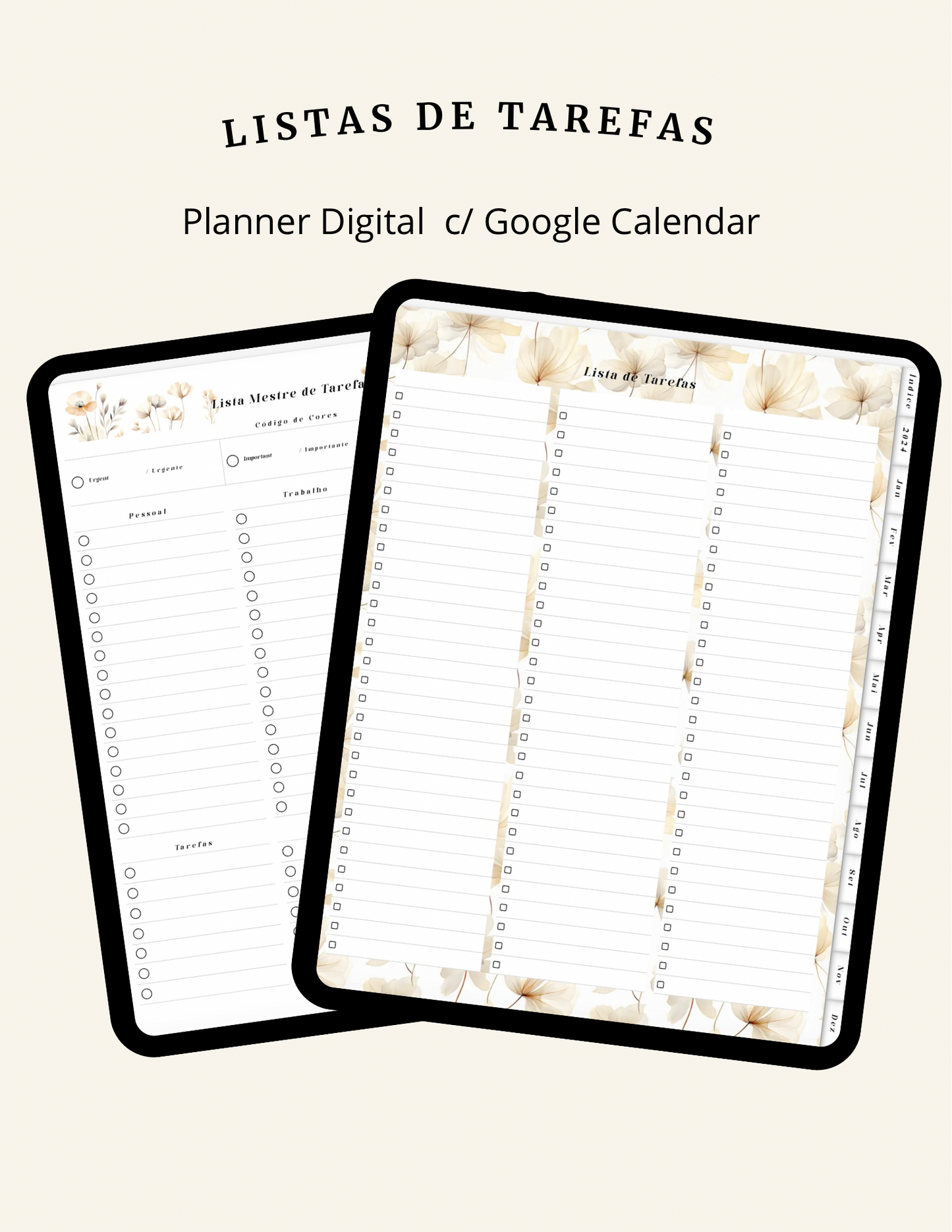 Planner Digital c/ Google Calendar 2024